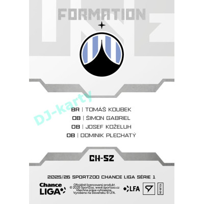 2025/26 Sportzoo Chance Liga 1. série #CH-52 Defense Clubhouse