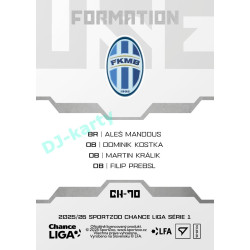 2025/26 Sportzoo Chance Liga 1. série #CH-70 Defense Clubhouse