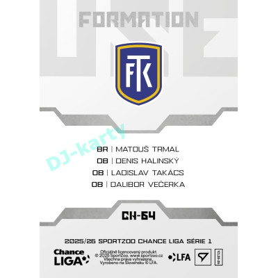 2025/26 Sportzoo Chance Liga 1. série #CH-64 Defense Clubhouse