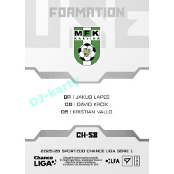 2025/26 Sportzoo Chance Liga 1. série #CH-58 Defense Clubhouse