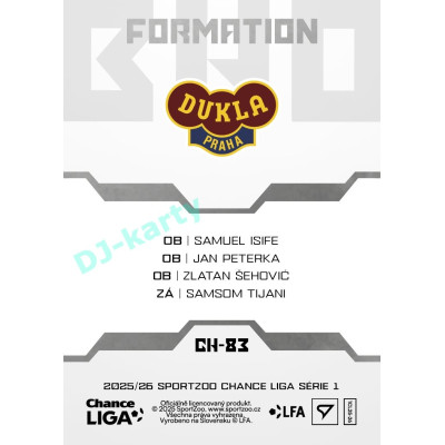 2025/26 Sportzoo Chance Liga 1. série #CH-83 Middle Clubhouse