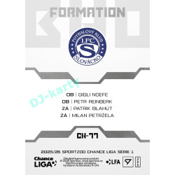 2025/26 Sportzoo Chance Liga 1. série #CH-77 Middle Clubhouse