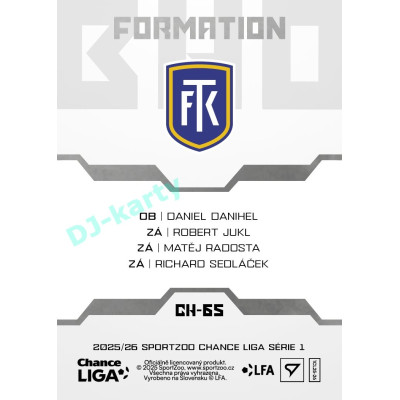 2025/26 Sportzoo Chance Liga 1. série #CH-65 Middle Clubhouse
