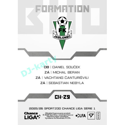 2025/26 Sportzoo Chance Liga 1. série #CH-29 Middle Clubhouse