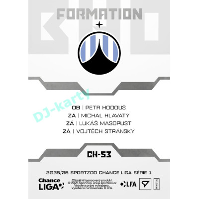2025/26 Sportzoo Chance Liga 1. série #CH-53 Middle Clubhouse