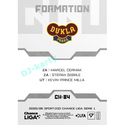 2025/26 Sportzoo Chance Liga 1. série #CH-84 Attack Clubhouse
