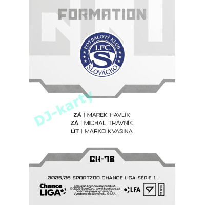 2025/26 Sportzoo Chance Liga 1. série #CH-78 Attack Clubhouse