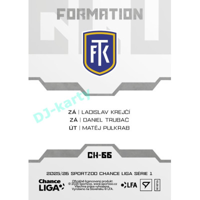 2025/26 Sportzoo Chance Liga 1. série #CH-66 Attack Clubhouse