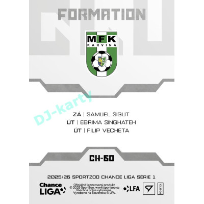 2025/26 Sportzoo Chance Liga 1. série #CH-60 Attack Clubhouse