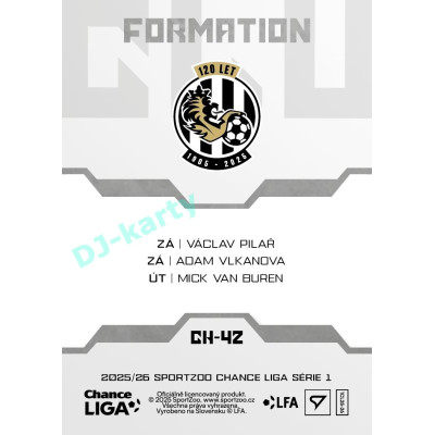 2025/26 Sportzoo Chance Liga 1. série #CH-42 Attack Clubhouse