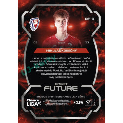 2025/26 Sportzoo Chance Liga 1. série #BF-8 MIKULÁŠ KONEČNÝ Bright Future