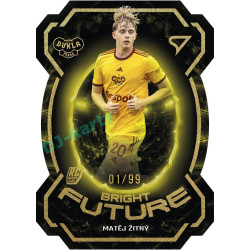 2025/26 Sportzoo Chance Liga 1. série #BF-7 MATĚJ ŽITNÝ Bright Future Gold xx/99