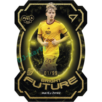 2025/26 Sportzoo Chance Liga 1. série #BF-7 MATĚJ ŽITNÝ Bright Future Gold xx/99