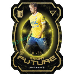 2025/26 Sportzoo Chance Liga 1. série #BF-6 MATEJ RIZNIČ Bright Future Gold xx/99