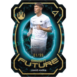 2025/26 Sportzoo Chance Liga 1. série #BF-4 LUKÁŠ MAŠEK Bright Future Gold xx/99