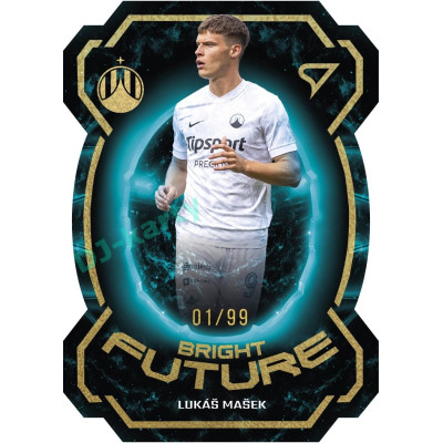 2025/26 Sportzoo Chance Liga 1. série #BF-4 LUKÁŠ MAŠEK Bright Future Gold xx/99
