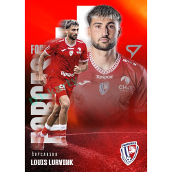 2025/26 Sportzoo Chance Liga 1. série #FF-33 LOUIS LURVINK Foreign Forces