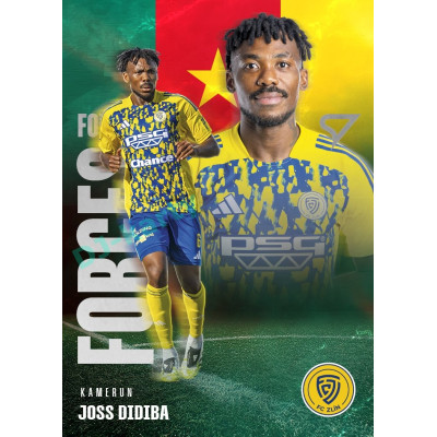 2025/26 Sportzoo Chance Liga 1. série #FF-35 JOSS DIDIBA Foreign Forces
