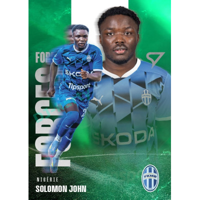 2025/26 Sportzoo Chance Liga 1. série #FF-28 SOLOMON JOHN Foreign Forces