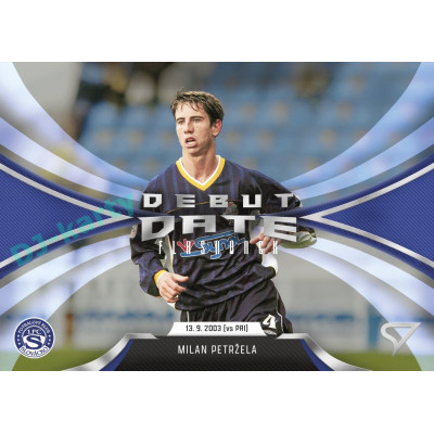 2025/26 Sportzoo Chance Liga 1. série #DF-8 MILAN PETRŽELA Debut Date Flashback