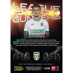 2025/26 Sportzoo Chance Liga 1. série #LG-12 FILIP VECHETA League  Gunners