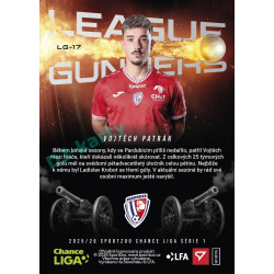2025/26 Sportzoo Chance Liga 1. série #LG-17 VOJTĚCH PATRÁK League  Gunners