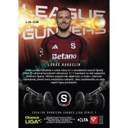 2025/26 Sportzoo Chance Liga 1. série #LG-06 LUKÁŠ HARASLÍN League  Gunners