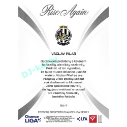 2025/26 Sportzoo Chance Liga 1. série #RA-7 VÁCLAV PILAŘ Rise Again