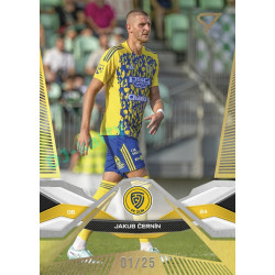 2025/26 Sportzoo Chance Liga 1. série #183 JAKUB ČERNÍN Gold xx/25