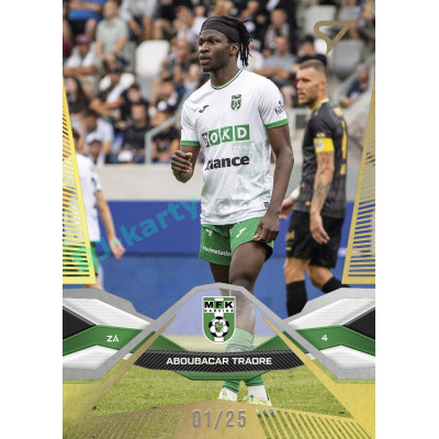 2025/26 Sportzoo Chance Liga 1. série #117 ABOUBACAR TRAORÉ Gold xx/25
