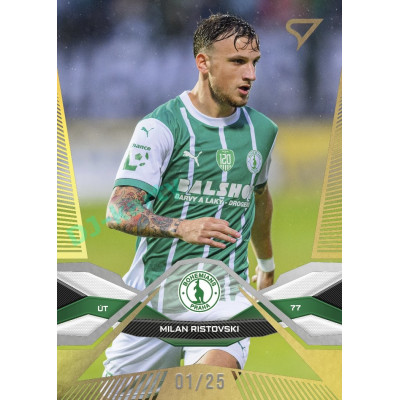 2025/26 Sportzoo Chance Liga 1. série #095 MILAN RISTOVSKI Gold xx/25
