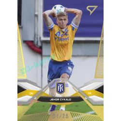 2025/26 Sportzoo Chance Liga 1. série #122 JEHOR CYKALO Gold xx/25