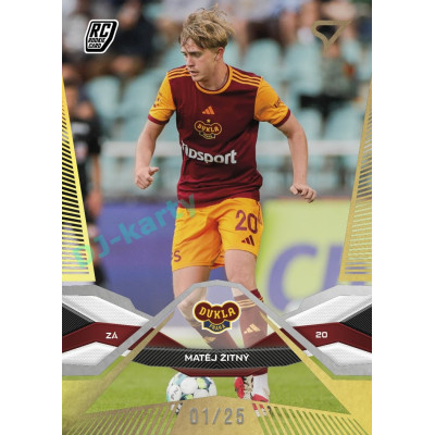 2025/26 Sportzoo Chance Liga 1. série #166 MATĚJ ŽITNÝ Gold xx/25