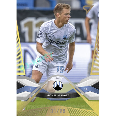 2025/26 Sportzoo Chance Liga 1. série #102 MICHAL HLAVATÝ Gold xx/25