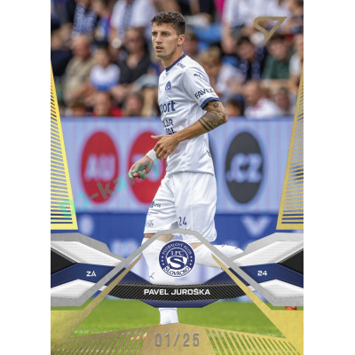 2025/26 Sportzoo Chance Liga 1. série #153 PAVEL JUROŠKA Gold xx/25