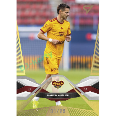 2025/26 Sportzoo Chance Liga 1. série #162 MARTIN AMBLER Gold xx/25