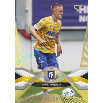 2025/26 Sportzoo Chance Liga 1. série #127 MATĚJ RADOSTA Gold xx/25