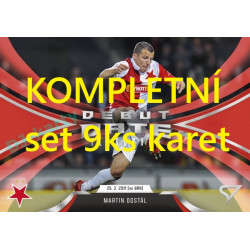 2025/26 Sportzoo Chance Liga 1. série kompletní set 9ks Debut Date Flashback