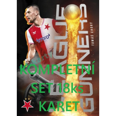 2025/26 Sportzoo Chance Liga 1. série kompletní set 18ks karet League  Gunners
