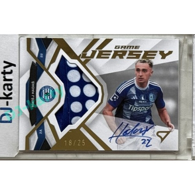 2025/26 Sportzoo Chance Liga 1. série #GJS-MH Matěj Hadaš Game Jersey Auto 18/25