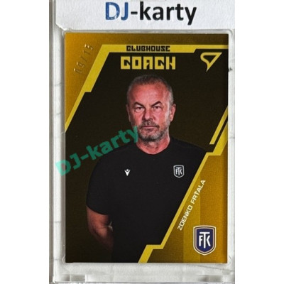 2025/26 Sportzoo Chance Liga 1. série #CH-61 Coach Clubhouse Gold 09/15