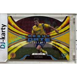 2025/26 Sportzoo Chance Liga 1. série #DF-9 Filip Novák Debut Date Flashback Blue 47/99