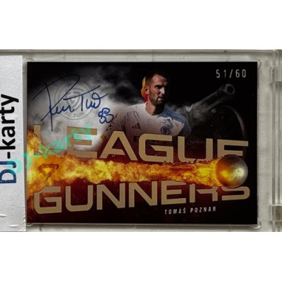 2025/26 Sportzoo Chance Liga 1. série #LGS-TP Tomáš Poznar League Gunners Gold Auto 51/60