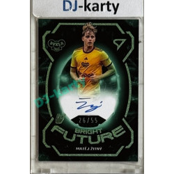 2025/26 Sportzoo Chance Liga 1. série #BFS-MZ Matěj Žitný Bright Future Green Auto 26/55