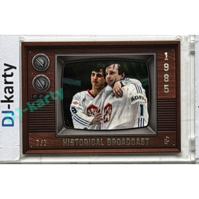 LC Legacy collection 1985 #HB-07 Vincent Lukáč, Jiří Králík Historical Broadcast Velvet Platinum 7/7