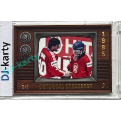 LC Legacy collection 1985 #HB-56 Jaromír Šindel, Jiří Králík Historical Broadcast Matt Gold 3/7
