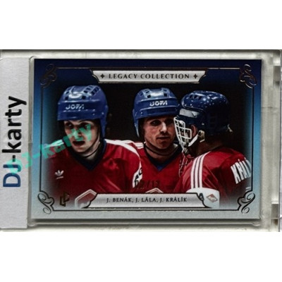 LC Legacy collection 1985 #LC-74 Jaroslav Benák, Liří Lála, Jiří Králík Blue 02/12