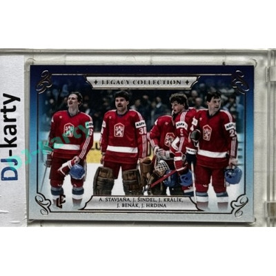 LC Legacy collection 1985 #LC-69 Antonín Stavjaňa, Jaromír Šindel, Jiří Králík, Jaroslav Benák, Jiří Hrdina Blue 01/12
