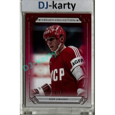 LC Legacy collection 1985 #LC-81 Igor Larionov Red 15/16