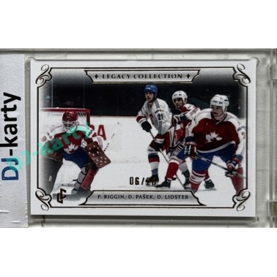 LC Legacy collection 1985 #LC-60 Pat Riggin, Dušan Pašek, Doug Lidster White 06/20